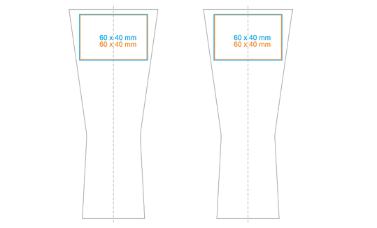 Zones d'impression standard