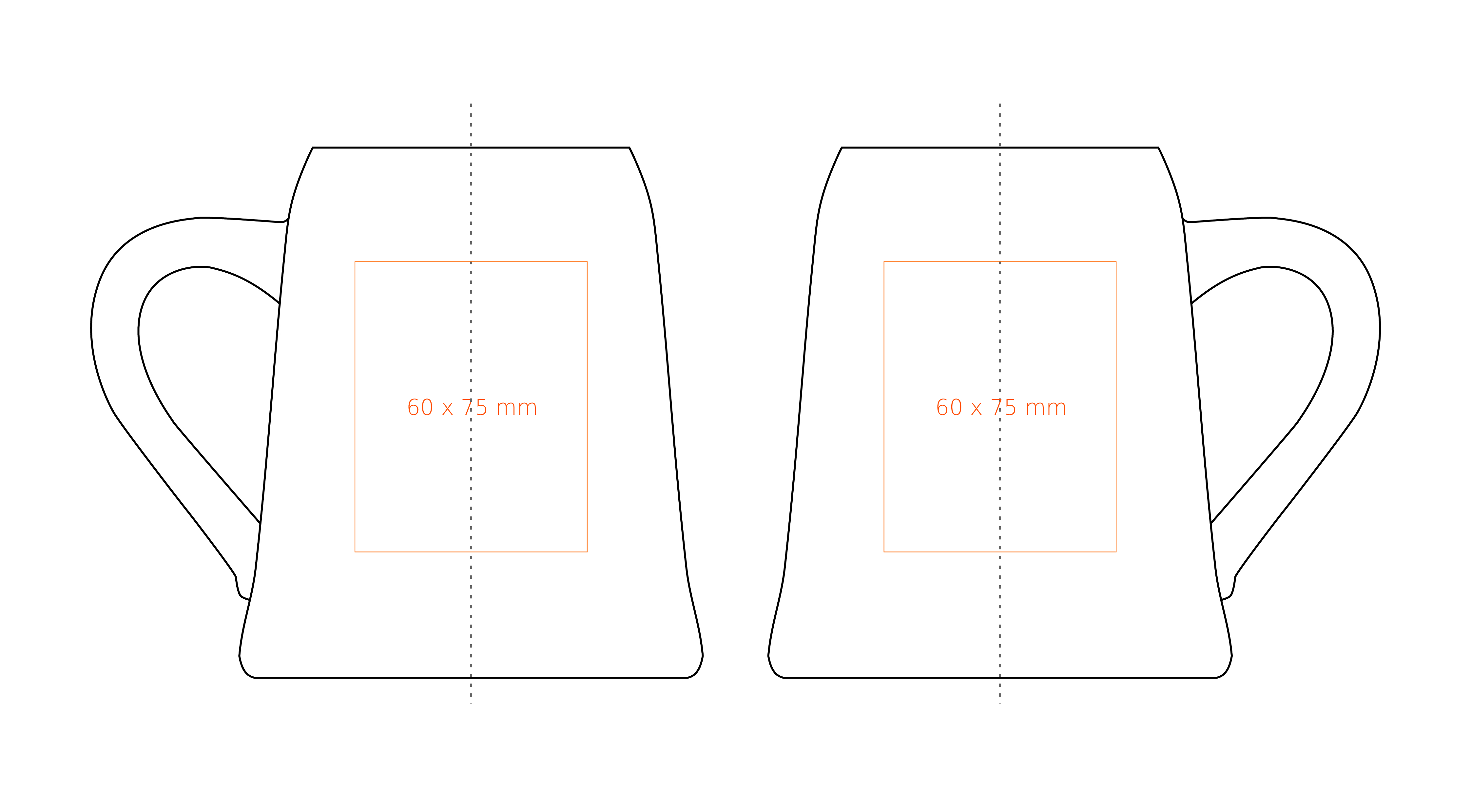 Zones d'impression standard