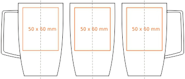 Zones d'impression standard