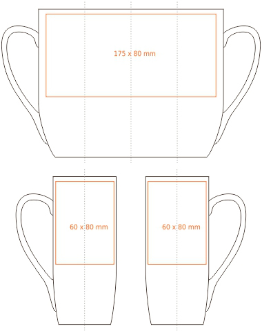 Zones d'impression standard