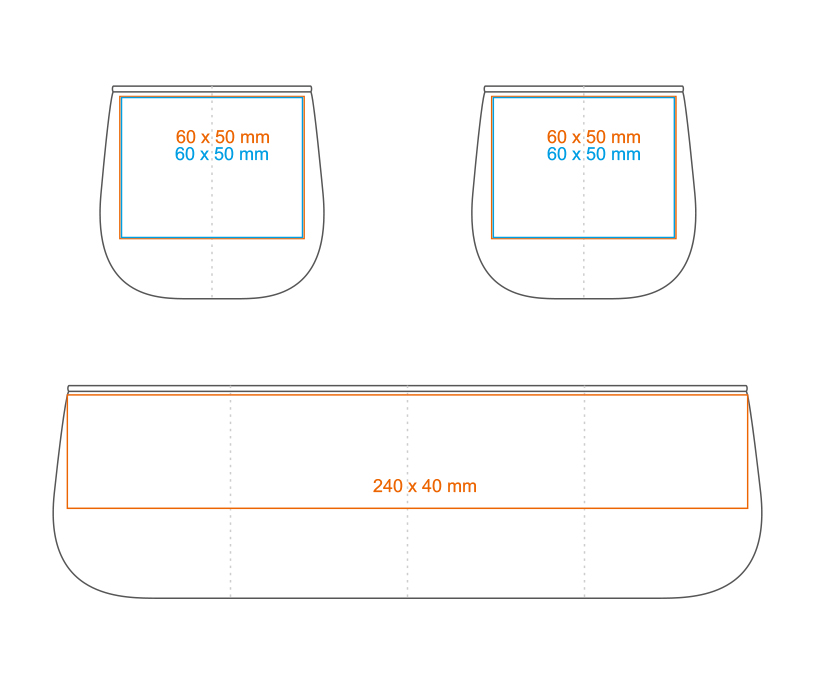 Zones d'impression standard